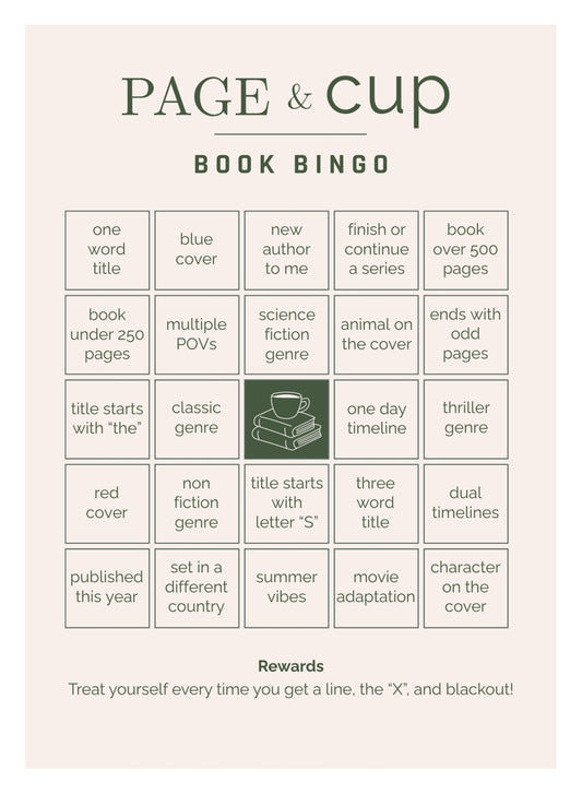 Book Bingo Card