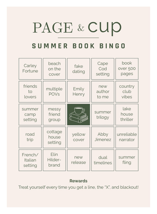 Summer Bingo Card